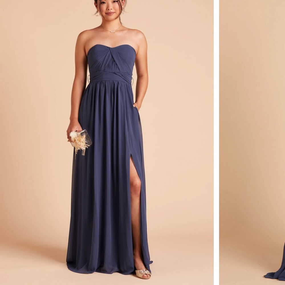Birdy Grey Grace Convertible Gown in Slate Blue